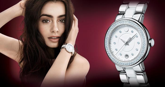 Белоснежные Movado Cerena для женщин