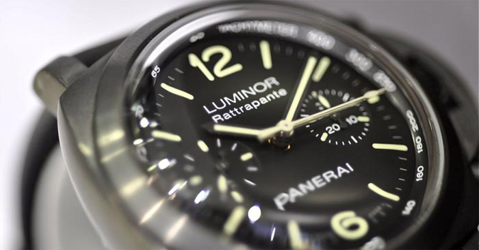 Panerai Luminor 1950 Rattrapante Dubail Paris limited edition fly-back